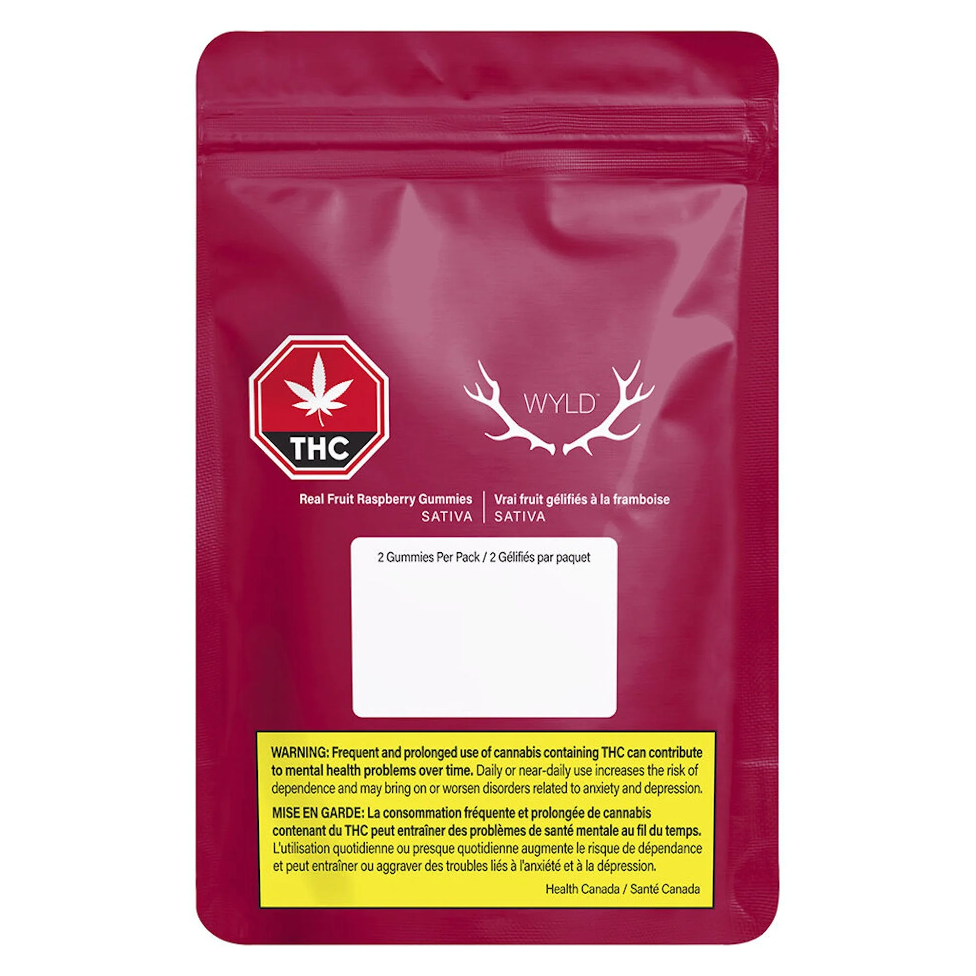 Wyld Sativa Raspberry Gummies